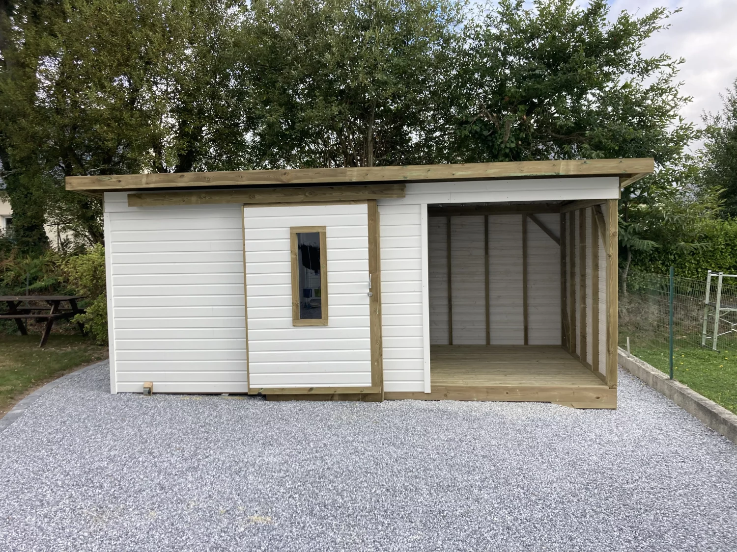 Abri de jardin en bois 1 pente de 5m2 à 11m2 Le Quimper